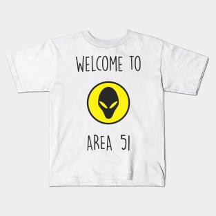 WELCOME TO AREA 51 Kids T-Shirt